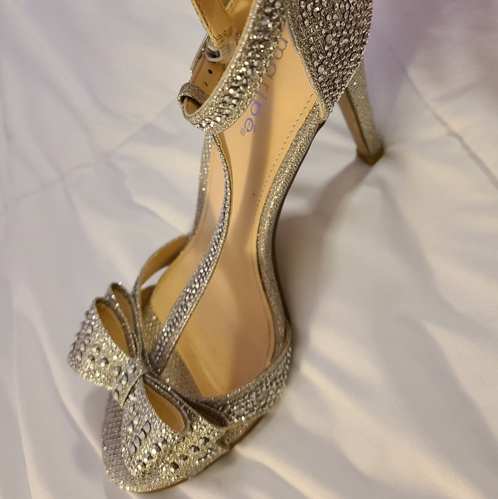 Maripe Rhinestone Heels - Picture 2 of 9